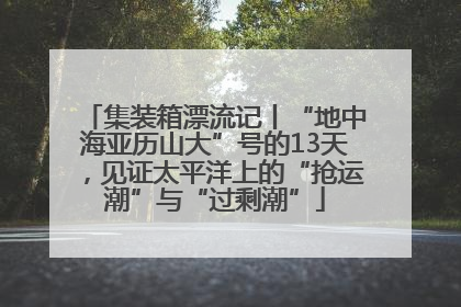 集装箱漂流记丨“地中海亚历山大”号的13天，见证太平洋上的“抢运潮”与“过剩潮”